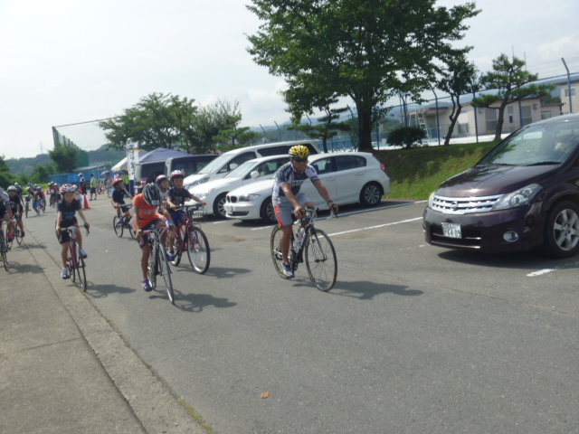 2014高崎子供トライアスロン大会前のバイクコース試走！